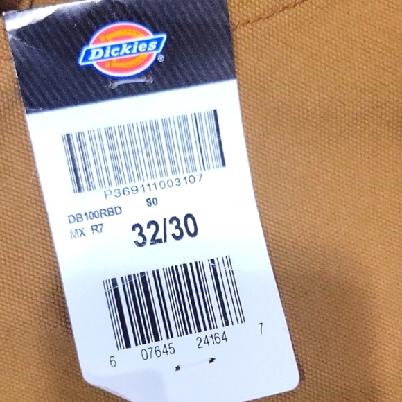 Dickies Brown Jumpsuit with Adjustable Straps and Relaxed Fit - Picture 5 of 6